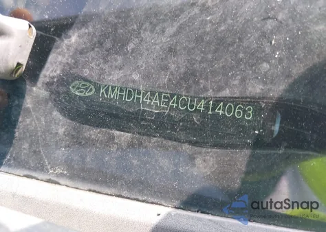 2012 Hyundai Elantra Limited (Ulsan Plant) z USA, uszkodzony, nr VIN KMHDH4AE4CU414063